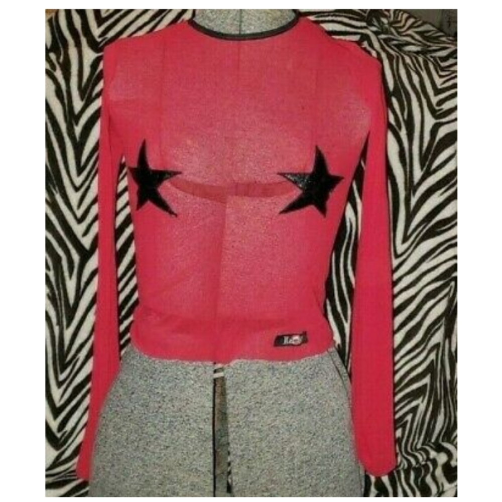 Lip Service NWOT medium mesh long sleeve shirt